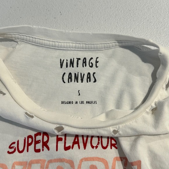 Bubble Cherry Oversized Graphic Tee White Distressed Size Small Pink Red - Picture 4 of 9